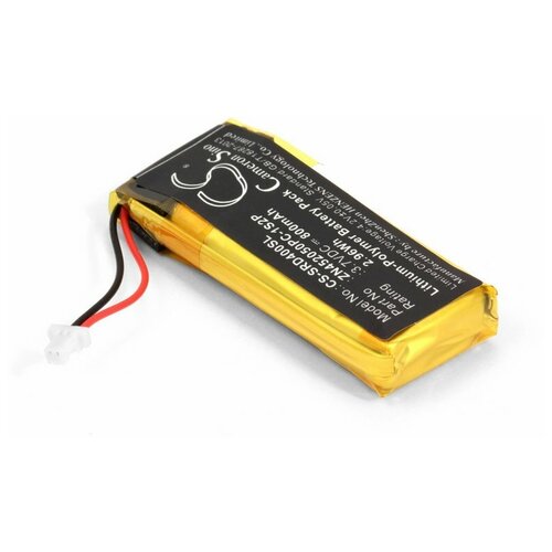 Аккумуляторная батарея CameronSino CS-SRD400SL для гарнитуры Cardo Scala Rider G4 (WW452050-2P) 800mah