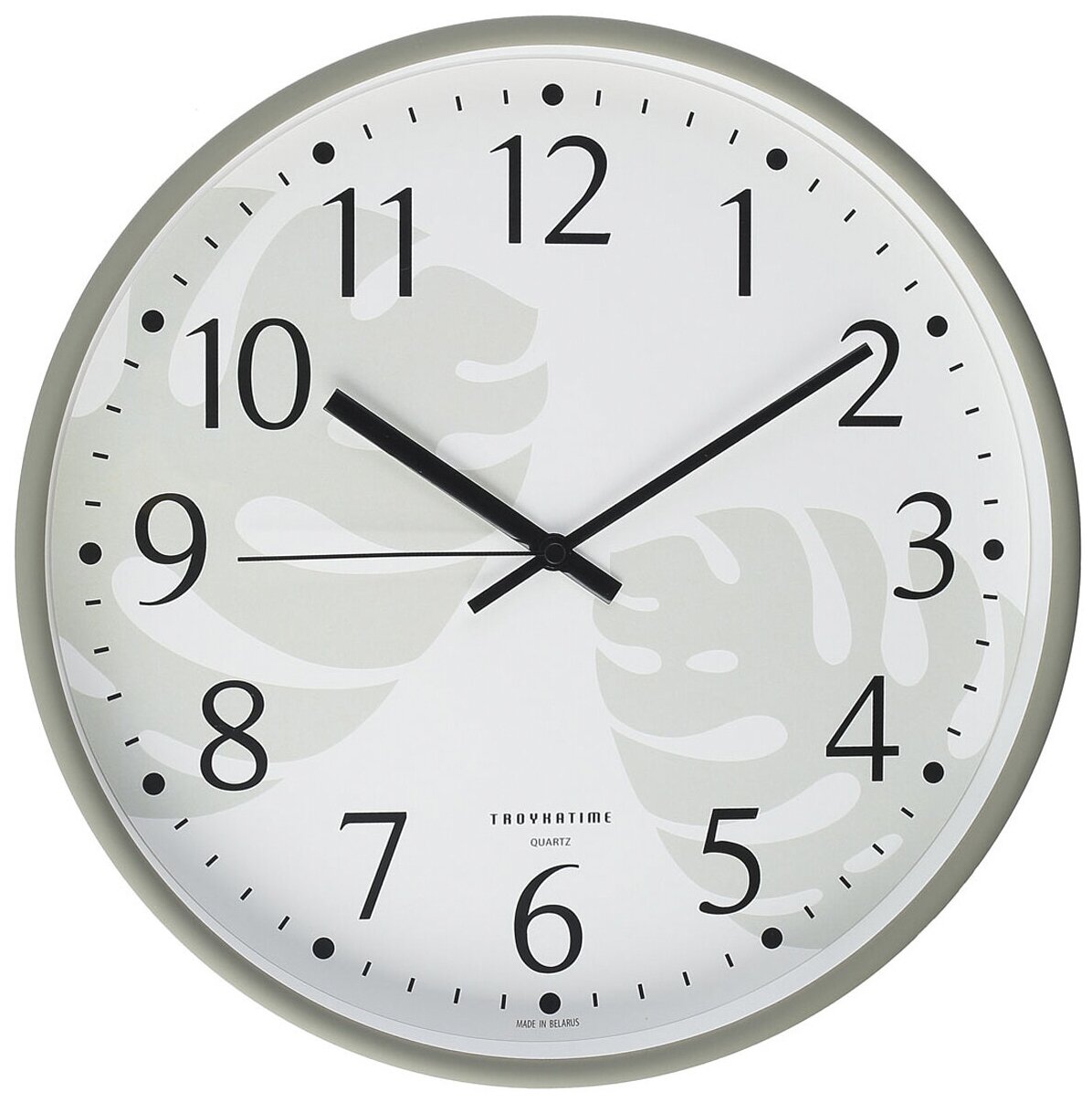 Часы настенные "Папоротник", плавный ход, d=30.5 см 5473735