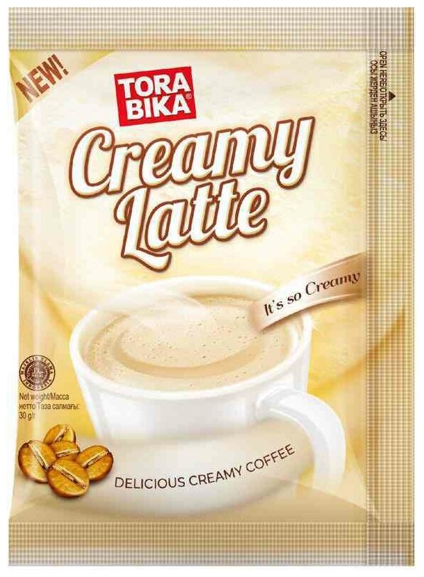 Кофейный напиток растворимый Torabika Creamy Latte, 20x30 г - фотография № 2