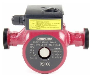 Насос циркуляционный UNIPUMP UPС 25-60 180 - фотография № 5