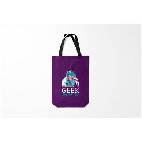 фото Сумка-шоппер / 31х42 см / хобби / geek rex burnettie