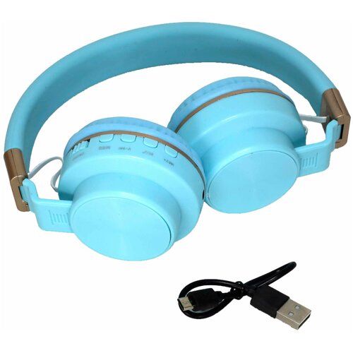 Беспроводные наушники TUCCI T18 головные голубой 95500₽