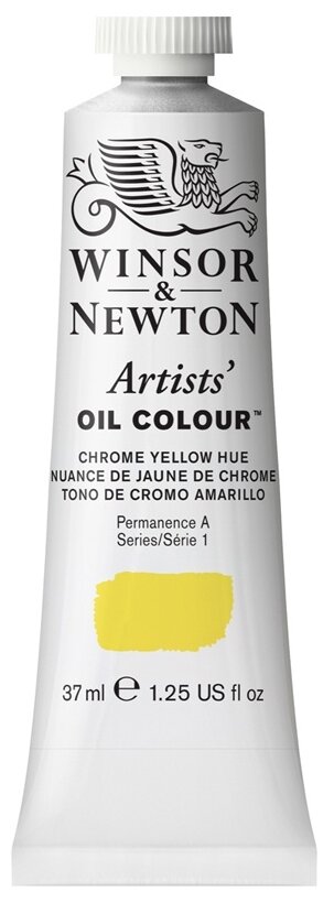 Winsor&Newton Масляная краска Artists', оттенок желтый хром 37мл