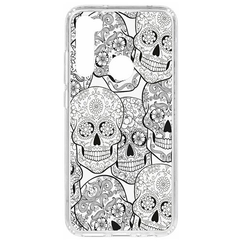 фото Чехол на xiaomi redmi note 8 kruche print skull black / чехол для xiaomi / чехол с рисунком / чехол с принтом / чехол для ксяоми / чехол для хаоми / бампер на сяоми / чехол накладка для ксяоми / противоударная накладка для xiaomi redmi mi / защита для redmi / защита на mi / cиликоновый чехол для xiaomi redmi / пластиковый чехол на ксиаоми / защитный чехол для хаоми / чехольчик / защита телефона / ударопрочный чехол кruче