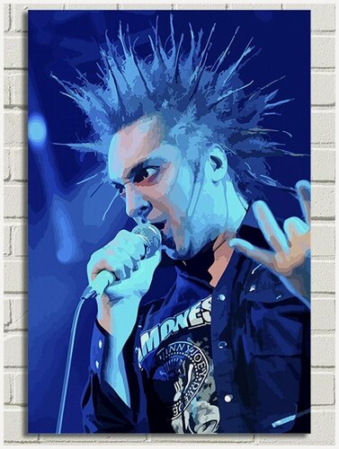 Изображение товара Картина по номерам Музыка КИШ Король и Шут Михаил Горшенев - 6637 В 60x40