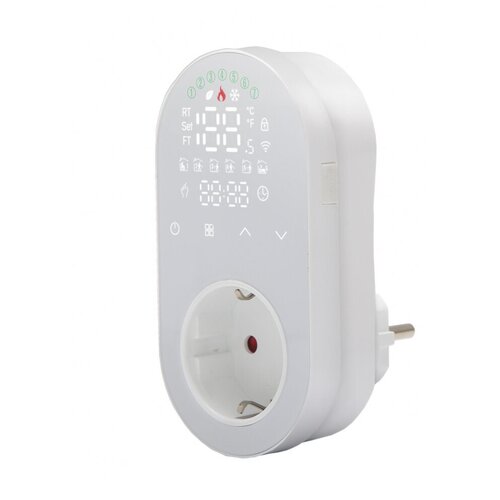 Терморегулятор в розетку Kvolta TP-220Wi-fi, Чёрный