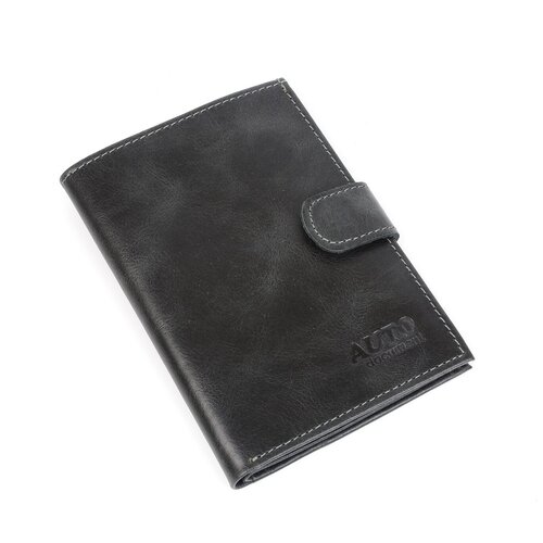 фото Кошелек бумажник водителя из натуральной кожи мужской черный cro-o-178-30 нет бренда