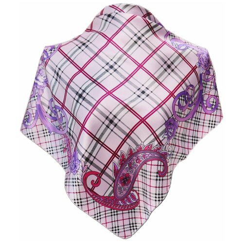 фото Платок crystel eden,58х58 см, синий, розовый