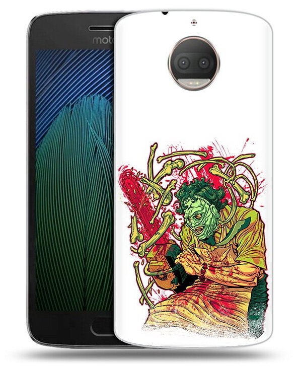 Чехол задняя-панель-накладка-бампер MyPads яркий мясник для Motorola Moto G5S Plus 5.5 противоударный