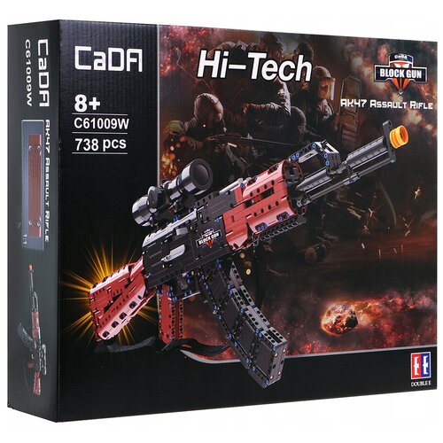 Конструктор Double Eagle CaDA deTECH C61009W AK47, 738 дет. детский деревянный игрушечный конструктор монтессори 24 шт