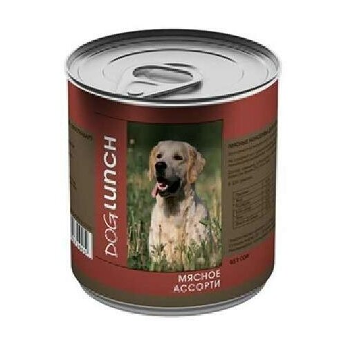Дог ланч Консервы для собак Мясное ассорти (2900061073) 0,75 кг 19034 (8 шт)