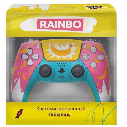 Геймпад Rainbo DualSense Banana Shake для PS5 геймпад rainbo dualsense custom гризли