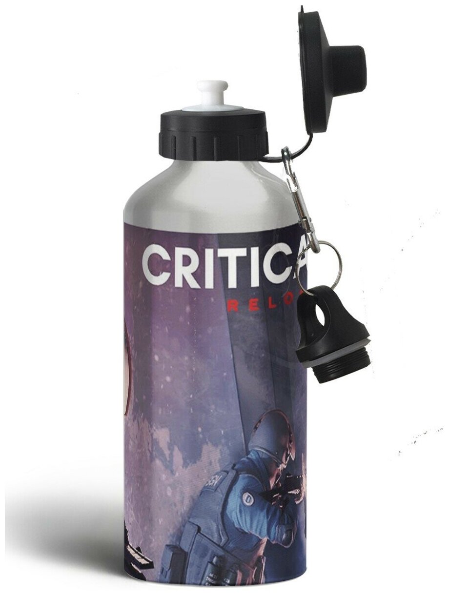 Бутылка спортивная, туристическая фляга Critical Ops - 2