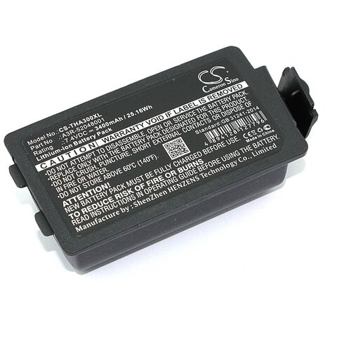 Аккумулятор CS-THA300XL для TSC Alpha 3R 7,4V 3400Ah Li-ion (A3R-52048001)