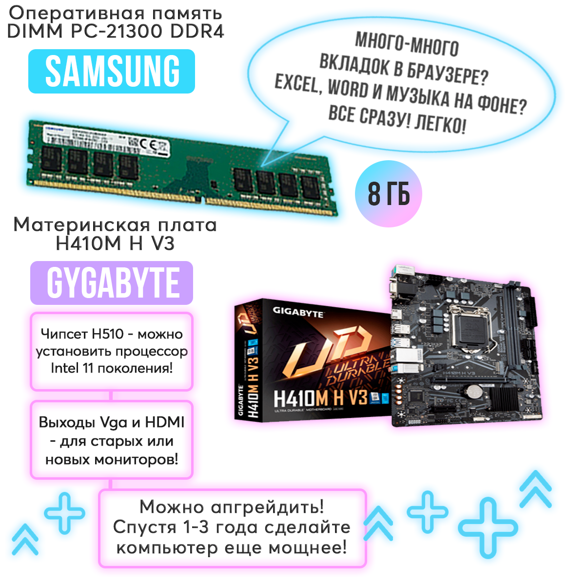 Купить Игровой Компьютер Системный блок в сборке ПК Windows 10 PRO RU с ...