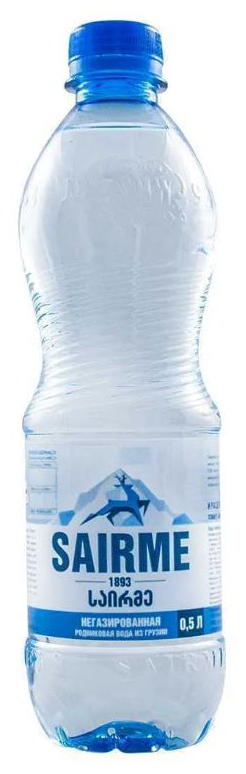 Вода родниковая питьевая Sairme Springs негазированная, ПЭТ, 6 шт. по 1 ...