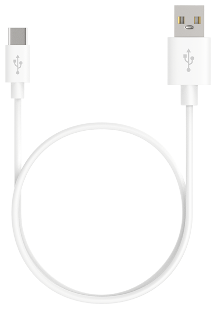 Кабель MAXVI USB - USB Type-C (MC-02), 1.2 м, 1 шт, белый