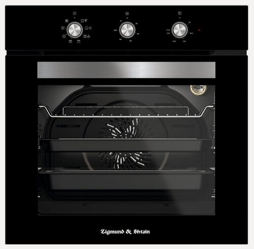 Изображение товара Электрический духовой шкаф Zigmund & Shtain E 148 B 60 см, 72 л, гриль и конвекция, черный