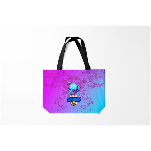 фото Сумка-шоппер / 46х35 см / геймерам / brawl stars squeak сквик. burnettie