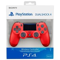 Геймпад Sony DualShock 4 v2 CUH-ZCT2E, красная лава