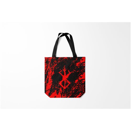 фото Сумка-шоппер / 40х40 см / аниме / берсерк berserk logo elements burnettie