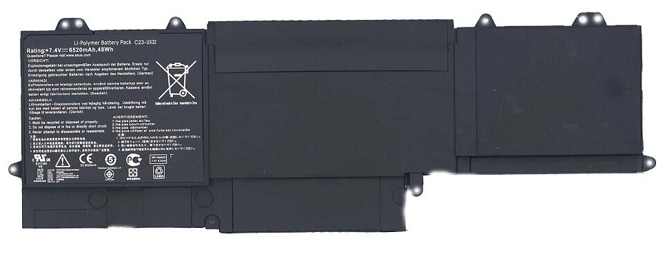 Аккумуляторная батарея для ноутбука Asus Zenbook UX32A UX32VD (C23-UX32) 48Wh