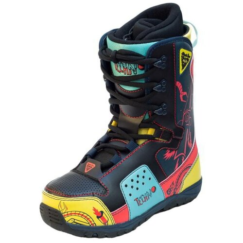 фото Ботинки для сноуборда black fire techno 34 eu разноцветный