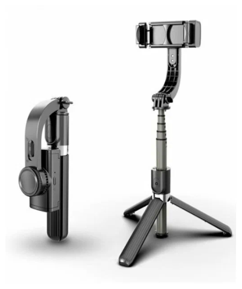 Стабилизатор для смартфонов Gimbal Stabilizer L08 4 в 1 (Черный)