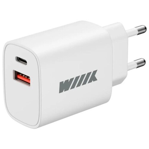Зарядное устройство сетевое WIIIX UNN-4-1-01-QC wiiix unn 4 1 01 pd устройство зарядное в розетку type c 220v wiiix