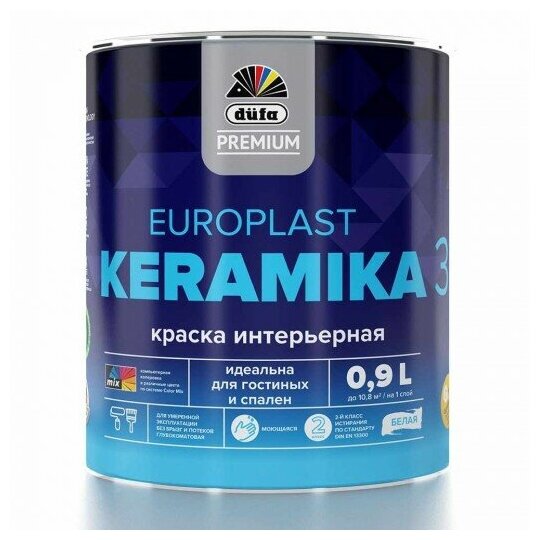 Краска акриловая Dufa Europlast Keramika 3