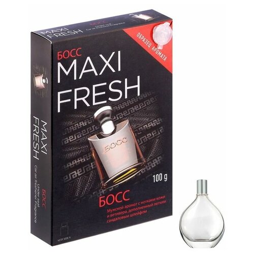 Ароматизатор MAXI FRESH под сиденье гель «босс»