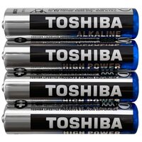 Батарейки Toshiba LR03 щелочные (alkaline) мизинчик High Power "спайка" (4шт) AAA 1,5V