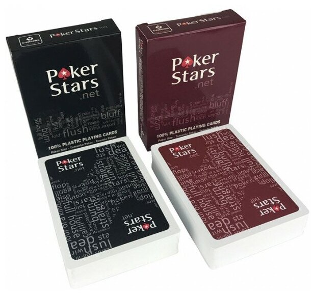 Manufacturer Карты игральные Poker Stars (2 колоды), пластиковые