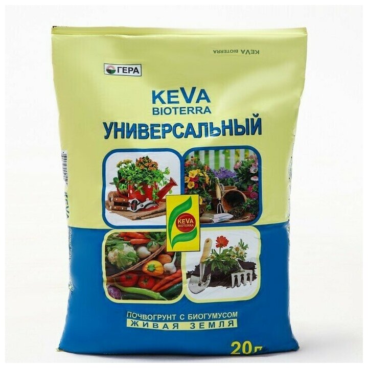 Почвогрунт KEVA BIOTERRA Универсальный, 20 л