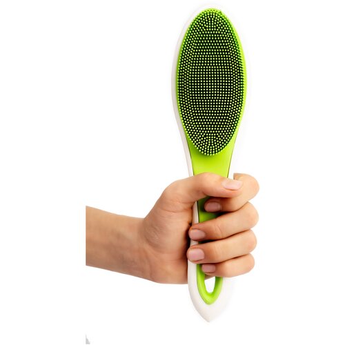 Щетка душ-массаж с ручкой Энерджайзер, зеленая