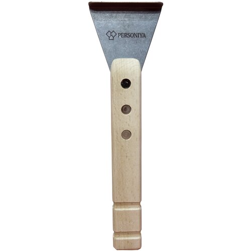 Гарпунная лопатка 90° с деревянной ручкой 20 см.