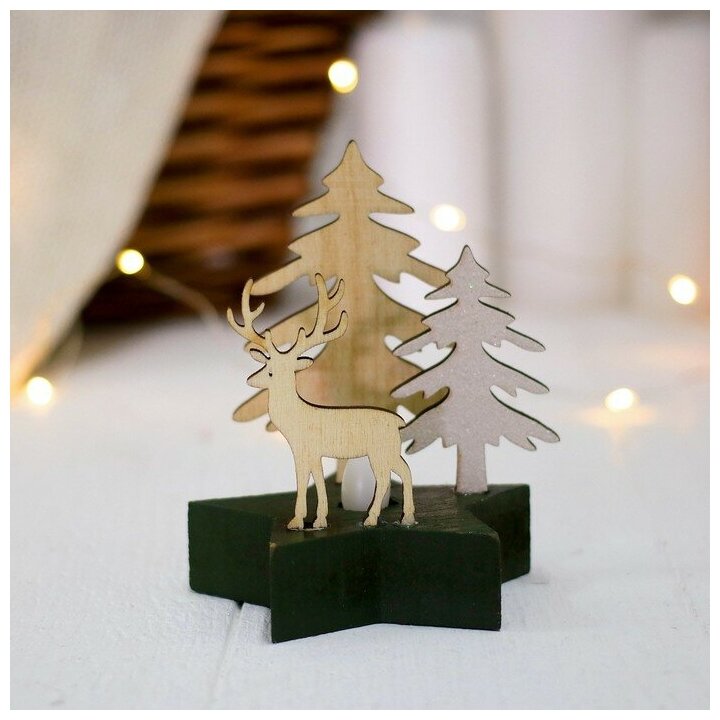 Световая игрушка Luazon Lighting новогодняя "Лесной олень"