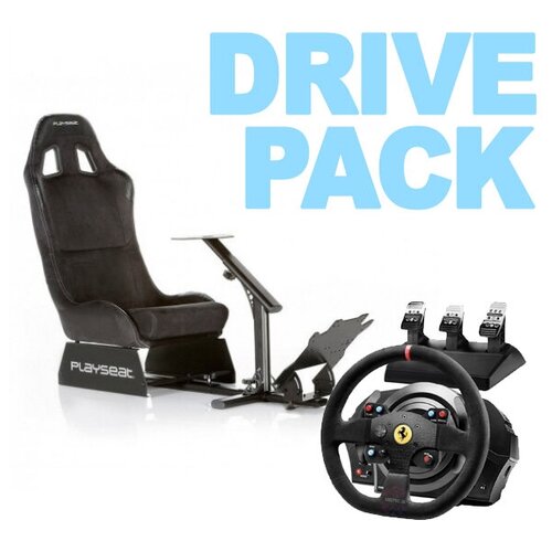 Набор руль Thrustmaster T300 Ferrari Alcantara Edition кресло Playseat Evolution 12549900₽