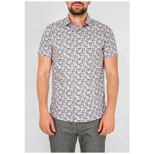 фото Рубашка greg, размер 174-184/41, серый