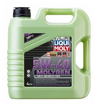 НС-синтетическое моторное масло Molygen New Generation 5W-40 4л