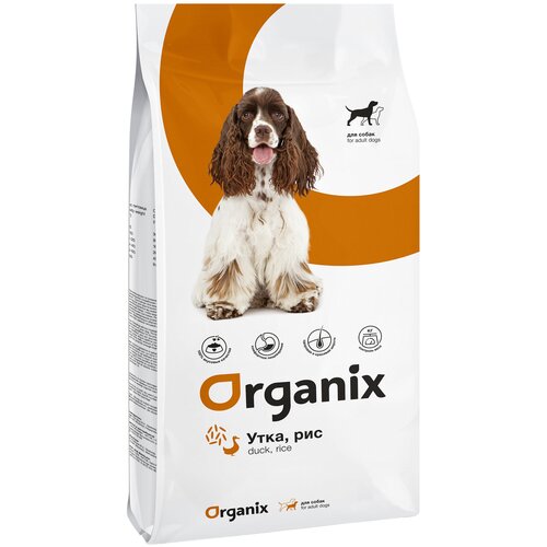 ORGANIX ADULT DOG WEIGHT CONTROL DUCK & RICE Контроль веса диетический для взрослых собак с уткой и рисом (2,5 кг)