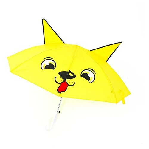 Зонт-трость Funny toys, желтый зонт трость funny toys коричневый