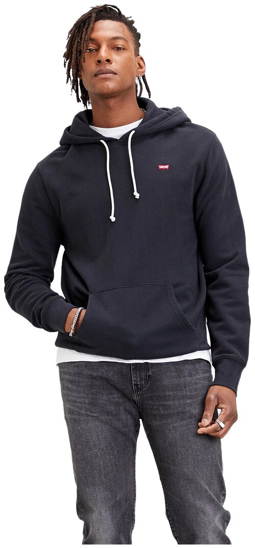 Худи Levis THE ORIGINAL HM HOODIE, размер M, черный