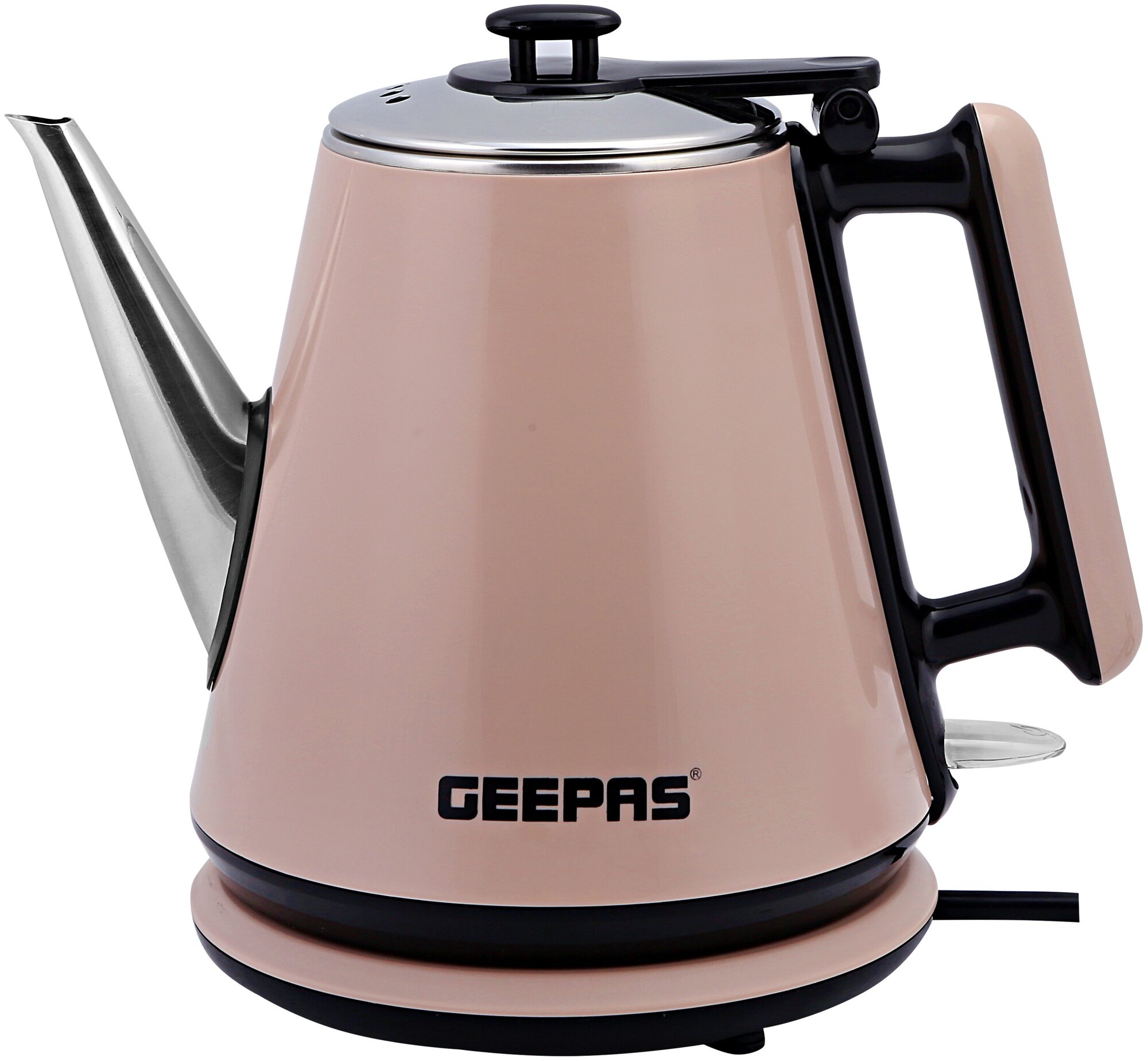 Чайник электрический GEEPAS GK38012 1.2 л, бежевый