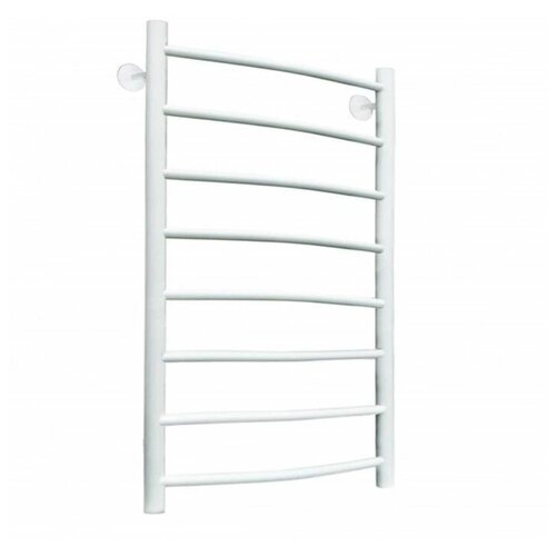 Полотенцесушитель водяной ARIANO Флоренция 60х53 белый матовый, 5 перекладин, американки угловые 1'x1' в комплекте