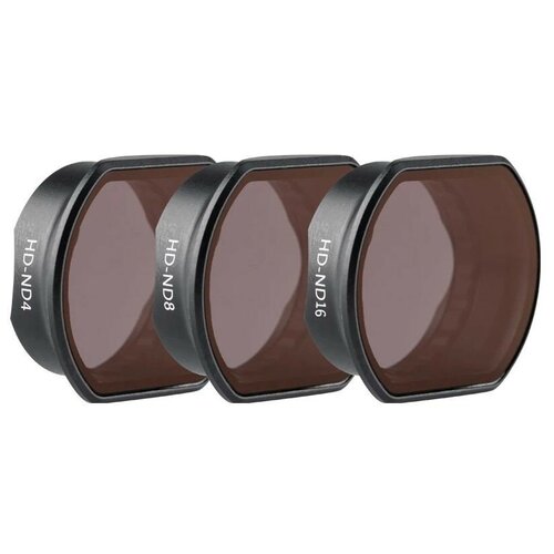 Набор фильтров PGYTECH Professional для DJI FPV (ND4, ND8, ND16), P-24A-101 dji fpv combo accessories nd filters set uv cpl nd8 16 32 64 ndpl camera lens filters for dji fpv filter camera accessories