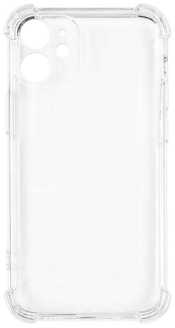 Чехол для Apple Iphone 12 Mini 5,4. Антишок. Силиконовый. Прозрачный.