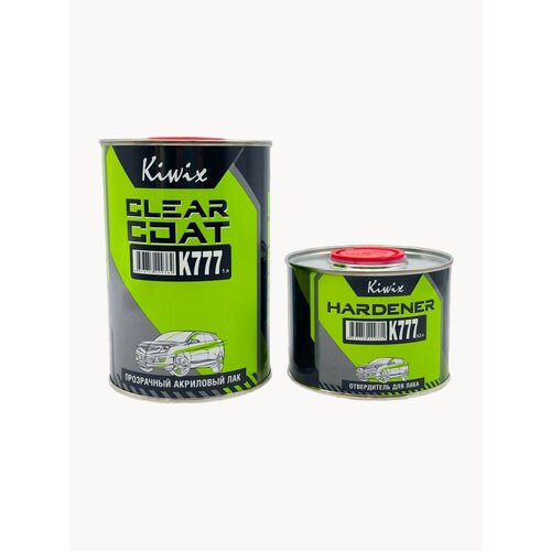 Kiwix 2К лак акриловый 777 1л Отвердитель 777 05л 1590₽