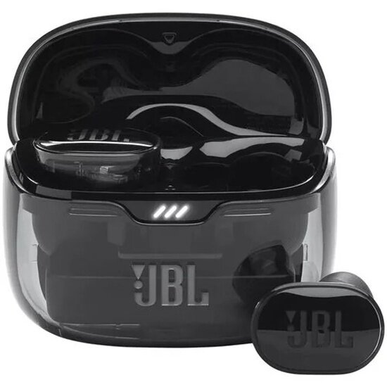 Беспроводные наушники Jbl Tune Buds Ghost Edition, черный полупрозрачный