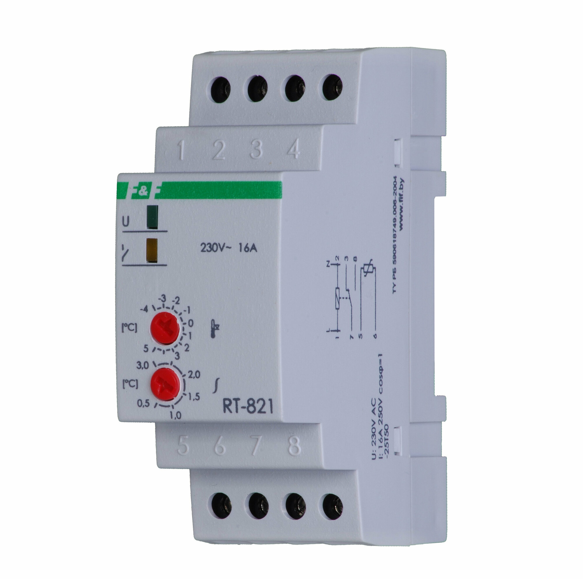 RT-821, Регулятор температуры, Евроавтоматика, (t -4…+5C) электротовар